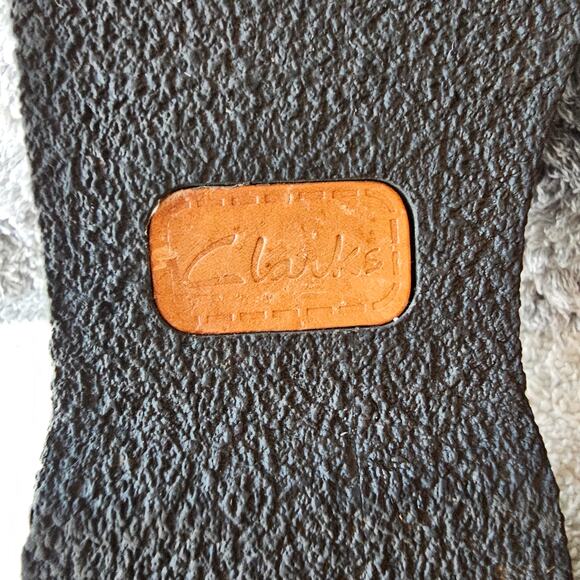 NEW Clarks Women's Zante Spring Leather Tasseled Slip On Loafers Size 9.5M Black - Picture 6 of 8